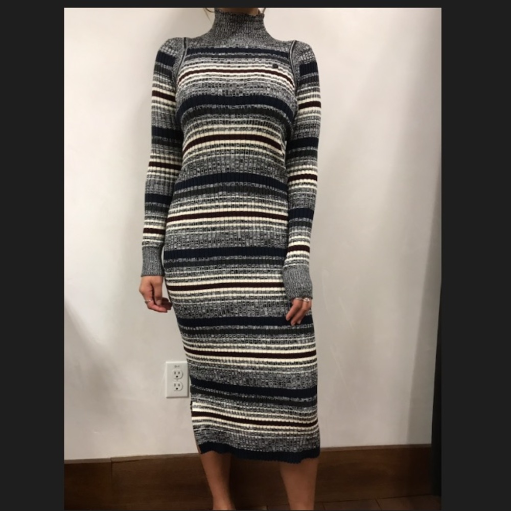 Obey stripe sweater dress